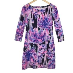 Lilly Pulitzer Shrimply Chic Sophie Mini Dress Pink Purple Blue Women’s Size XS